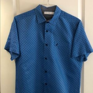 Nautica Blue Casual Button Down